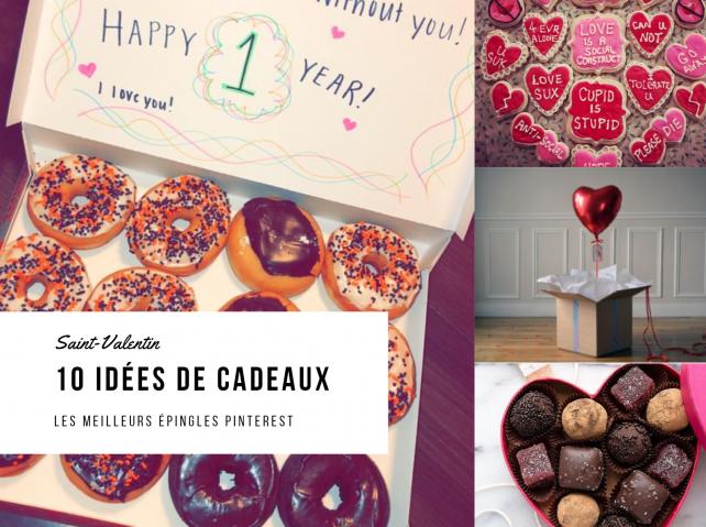 PINTEREST : 10 idées de cadeaux pour célébrer la St-Valentin, la fête qu'on aime ou qu'on déteste !